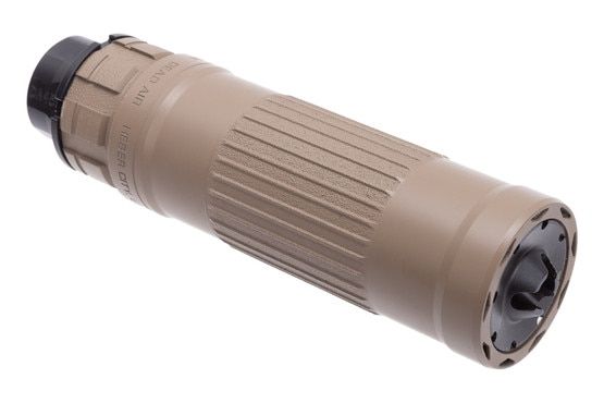Dead Ari Armament Lazarus 6 low back pressure suppressor with FDE finish
